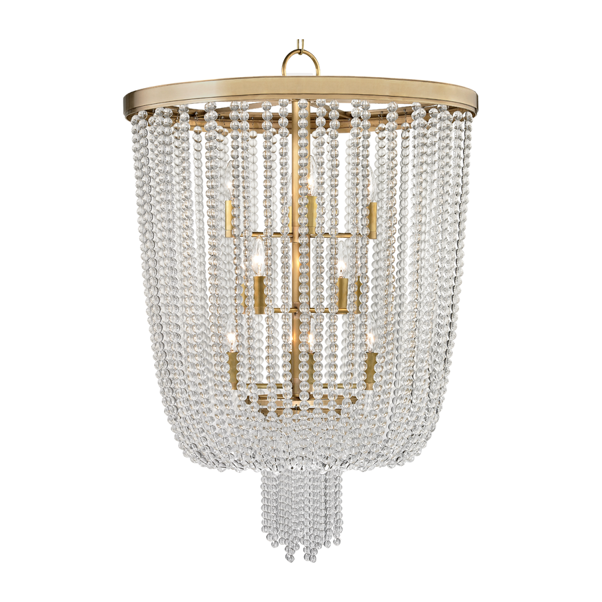 Hudson Valley Lighting Royalton 12 Light 26 inch Aged Brass Chandelier Ceiling Light / Default Title