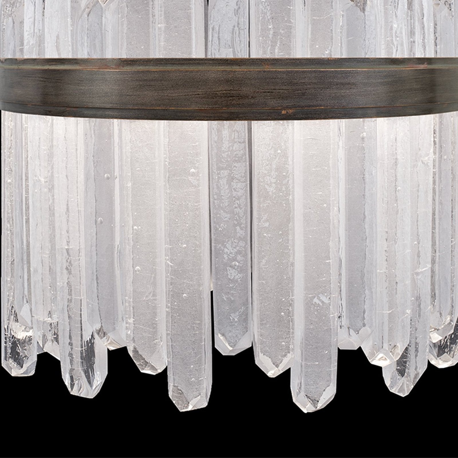 21-Inch Reversible Glass LED Pendant / Gold