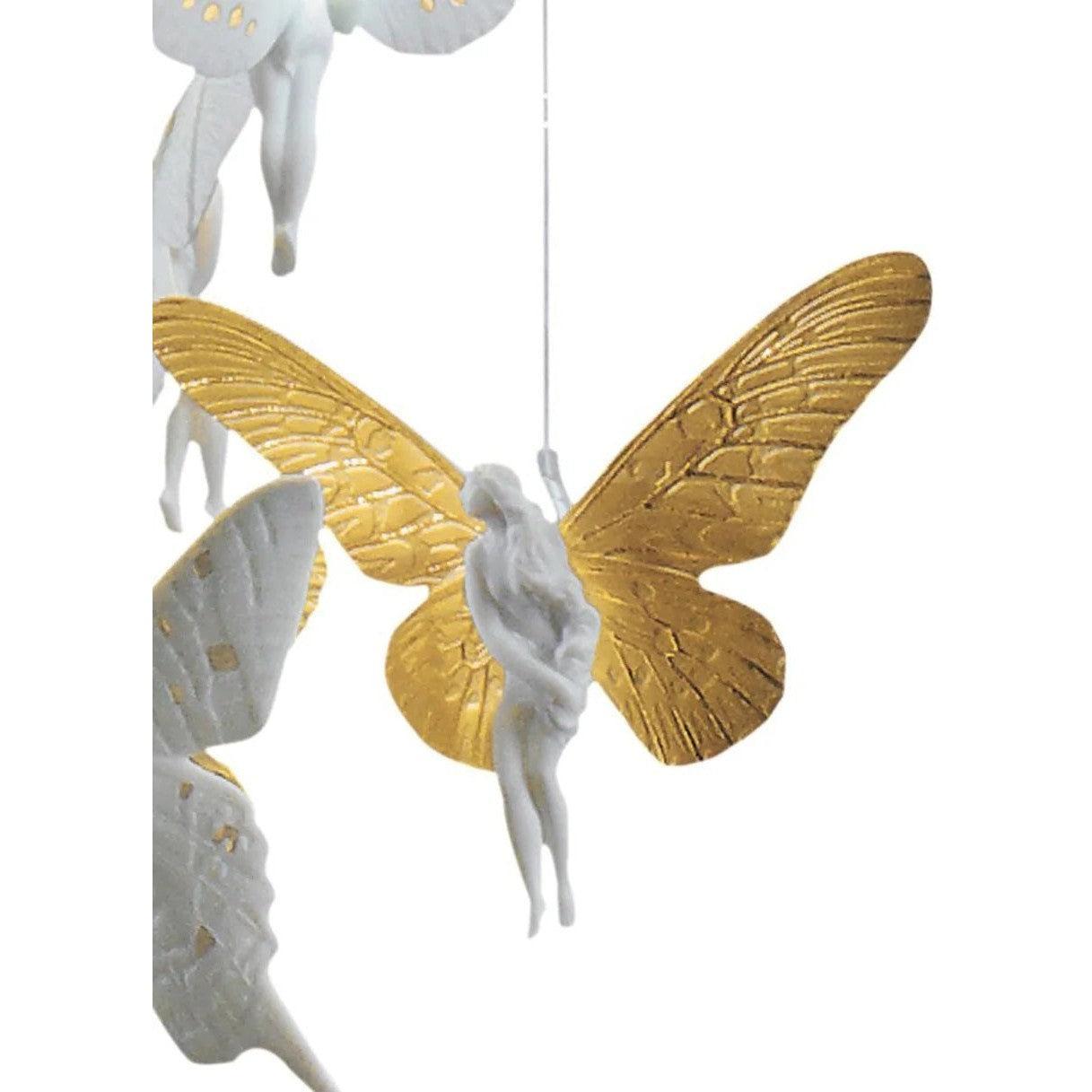 31-Inch Porcelain Fibre-Optic Chandelier