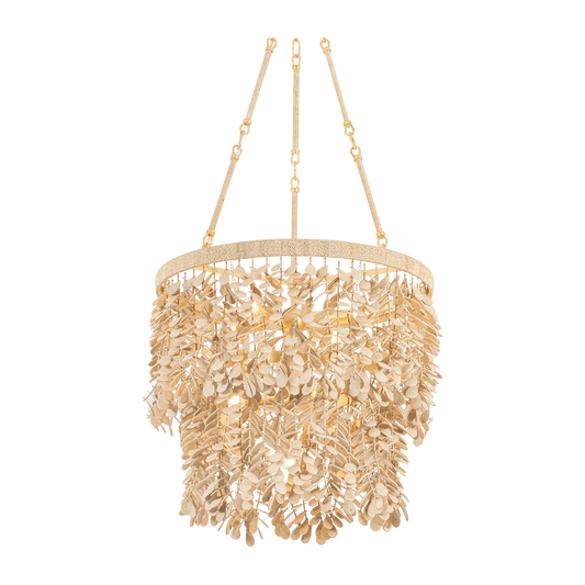 8-Light Coco Shell Gold Chandelier / Default Title