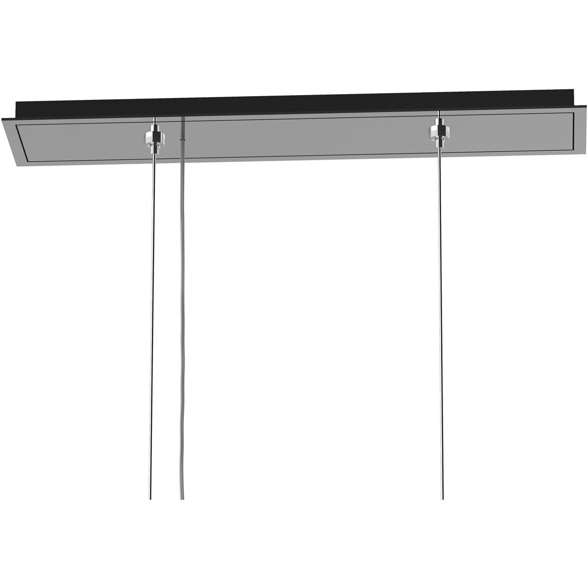 Clear Optic Crystal Linear Pendant Light