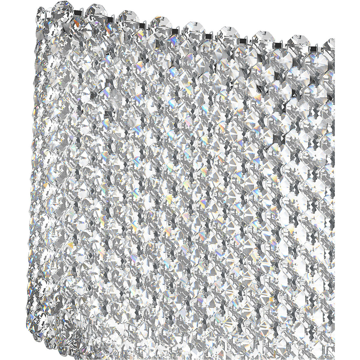Clear Optic Crystal Linear Pendant Light