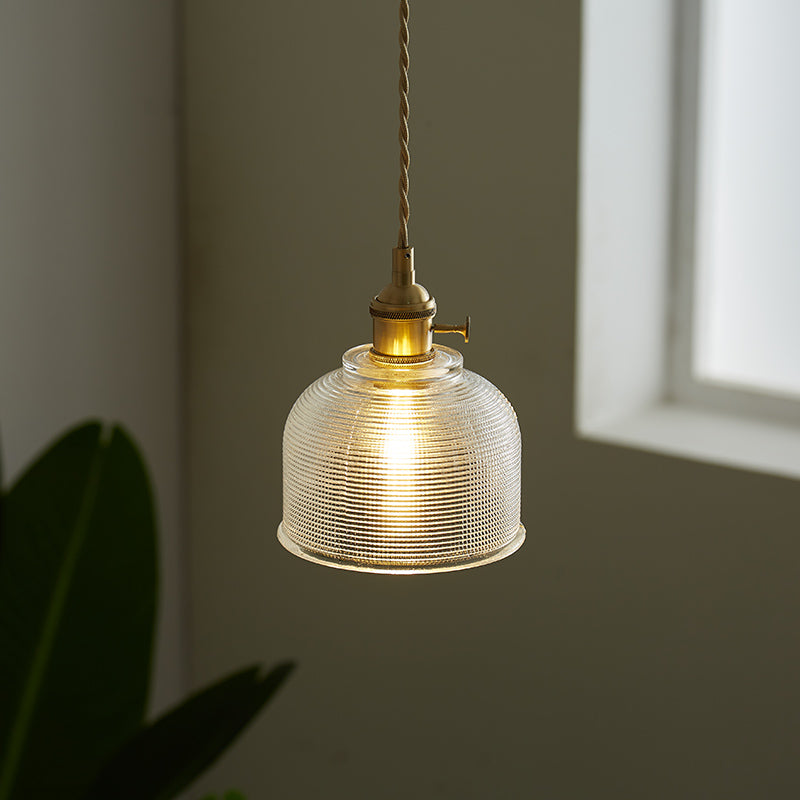 Japanese Brass Glass Corridor Ceiling Light / Type B