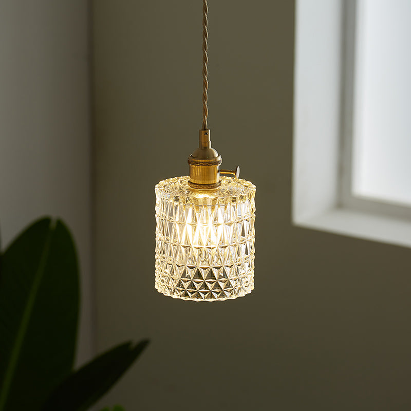 Japanese Brass Glass Corridor Ceiling Light / Type C