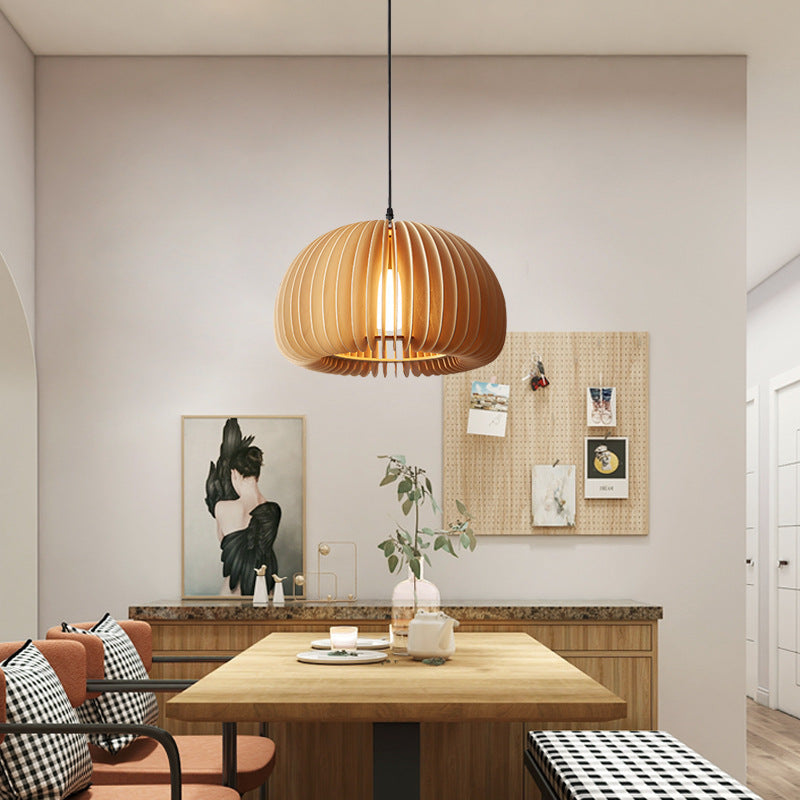 Japanese Iron LED Pendant Light / Light Source Not Included / 35cm
