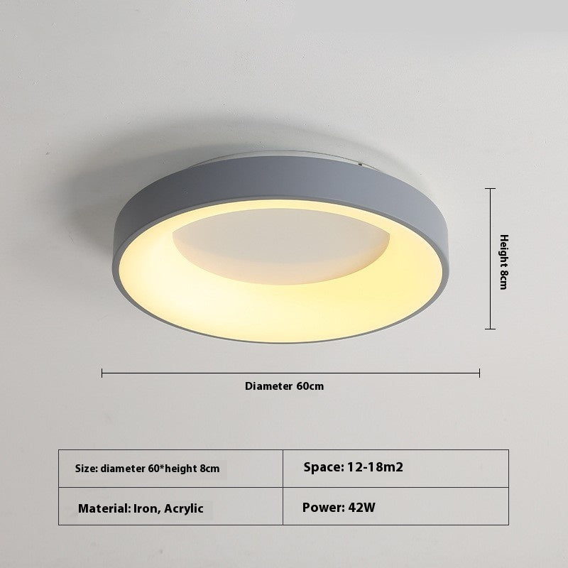Minimalist Iron Acrylic Bedroom Ceiling Light