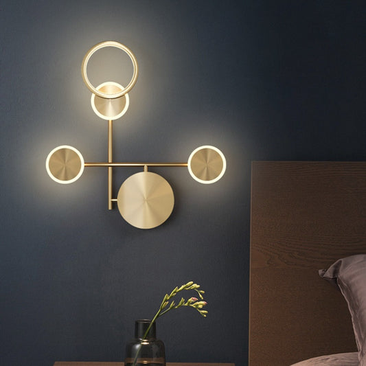Minimalist Iron Acrylic LED Wall Light / Tricolor Light / 1 Head