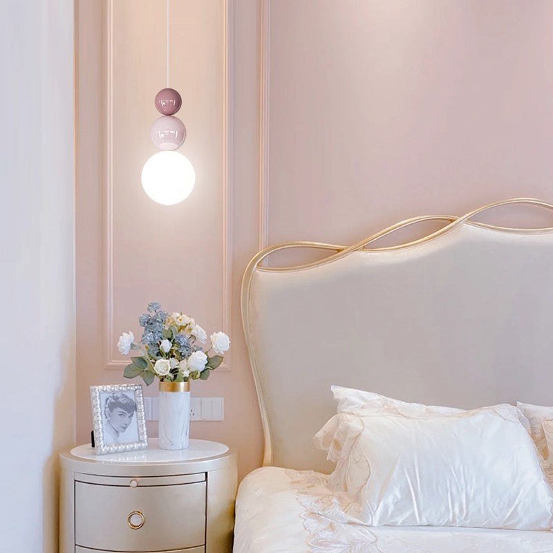 Modern PC Shade LED Wall Light / LED Lamp / Purple Warm Light